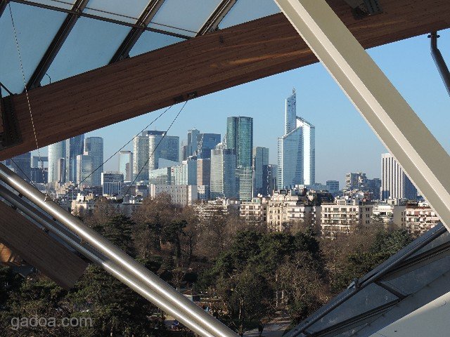 View from Foundation Louis Vitton